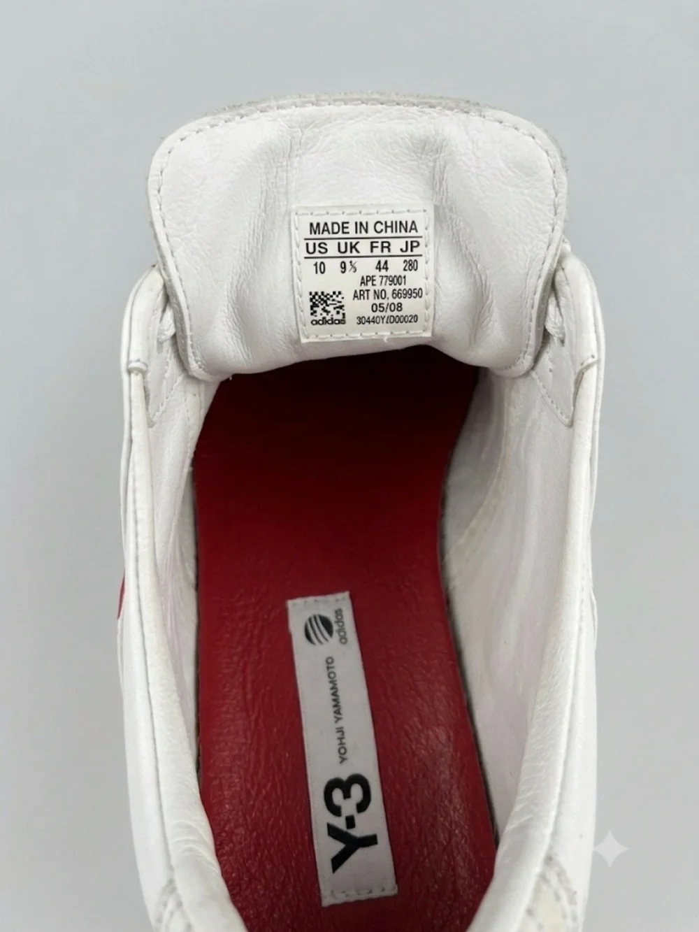 VINTAGE 2008 Adidas Y-3 Yohji Yamamoto Leather Sneakers (Men's)